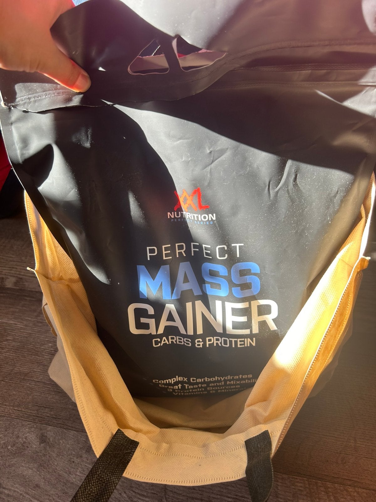 Perfect Mass Gainer 5000 gram Choco-Hazelnut, Sport en Fitness, Gezondheidsproducten en Wellness, Ophalen of Verzenden, Zo goed als nieuw