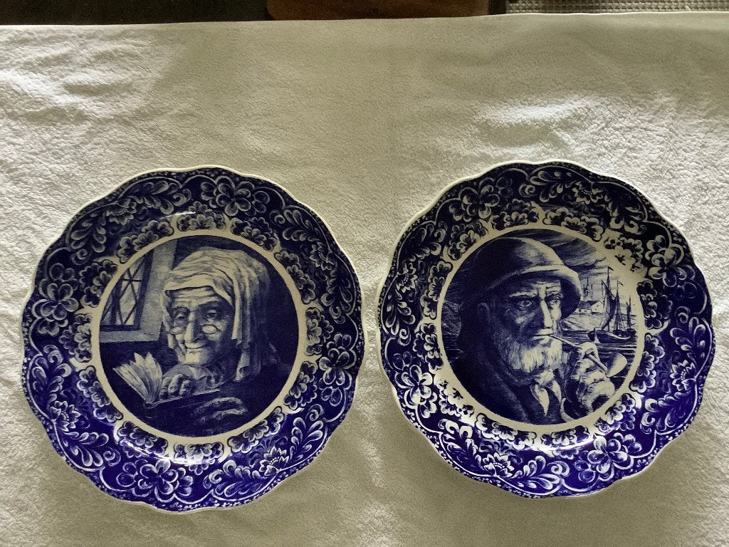 Delfts blauw Boch Frères la louviere., Antiek en Kunst, Ophalen