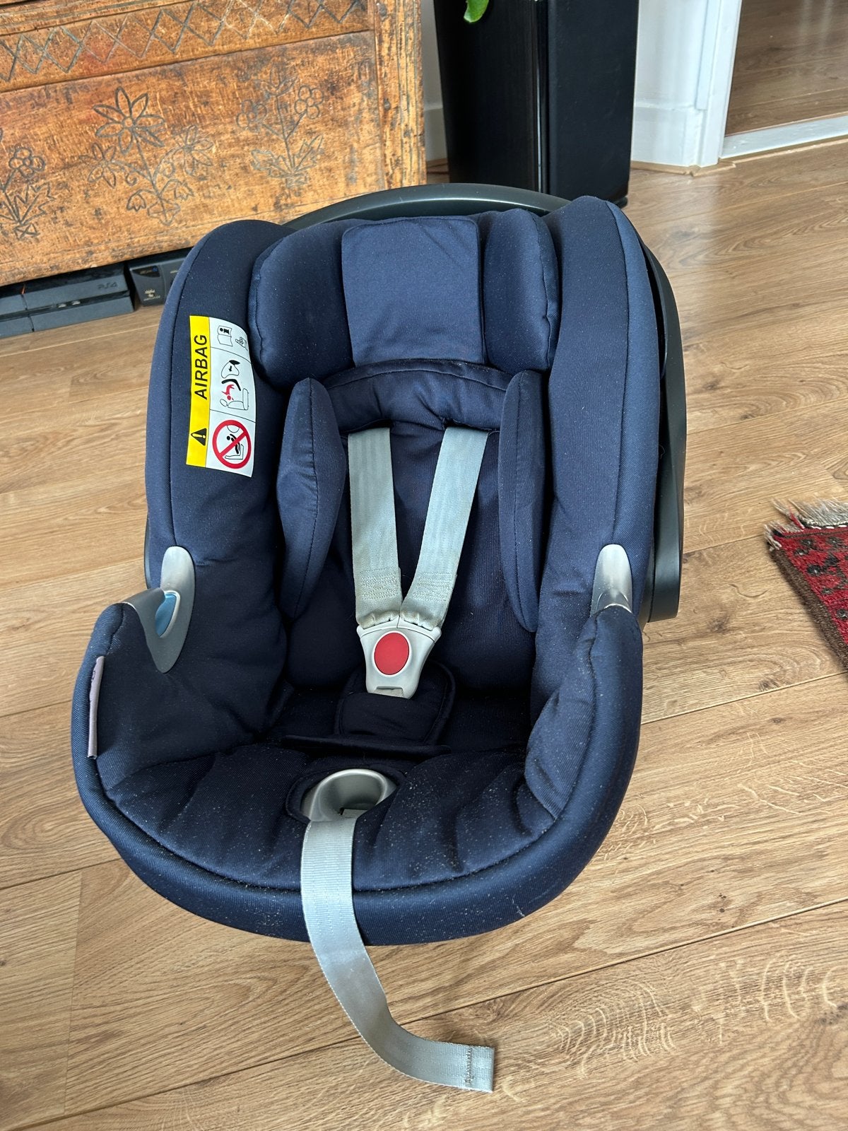 Cybex Platinum Aton q isize met Isofix base, Overige merken, Gebruikt, Isofix, 0 t/m 13 kg