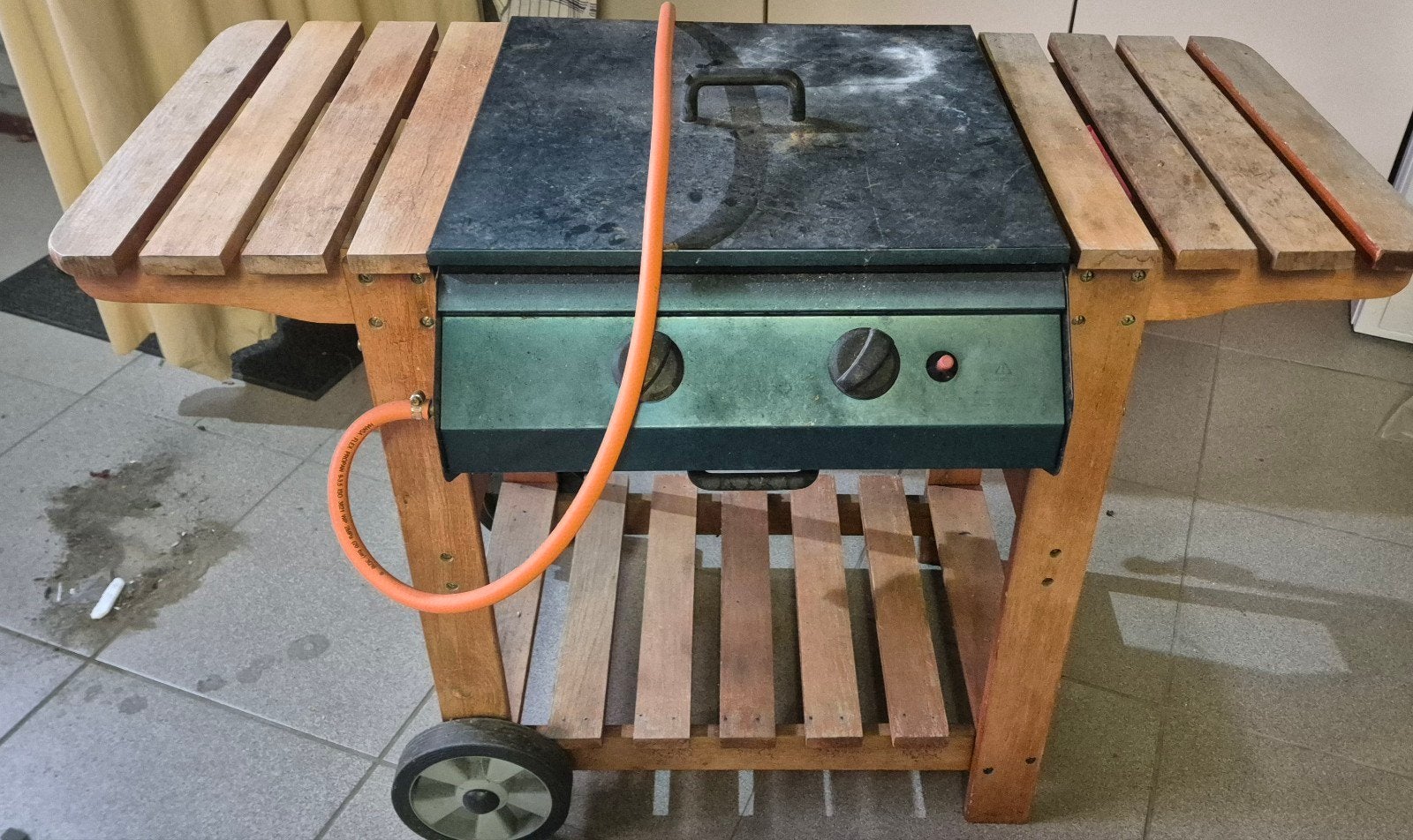 Bonfire gas grill/BBQ - Werkt nog prima!, Ophalen, Gebruikt, Bonfire