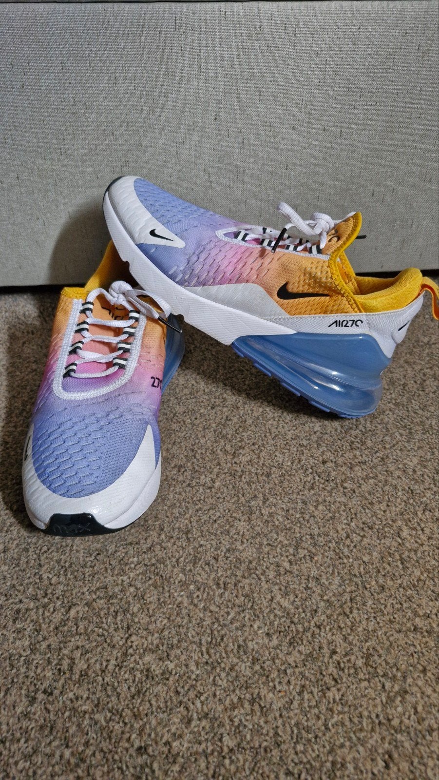 Nike Air Max 270 University Dames Sneakers Maat 40, Nike, Ophalen of Verzenden, Gedragen, Sneakers of Gympen