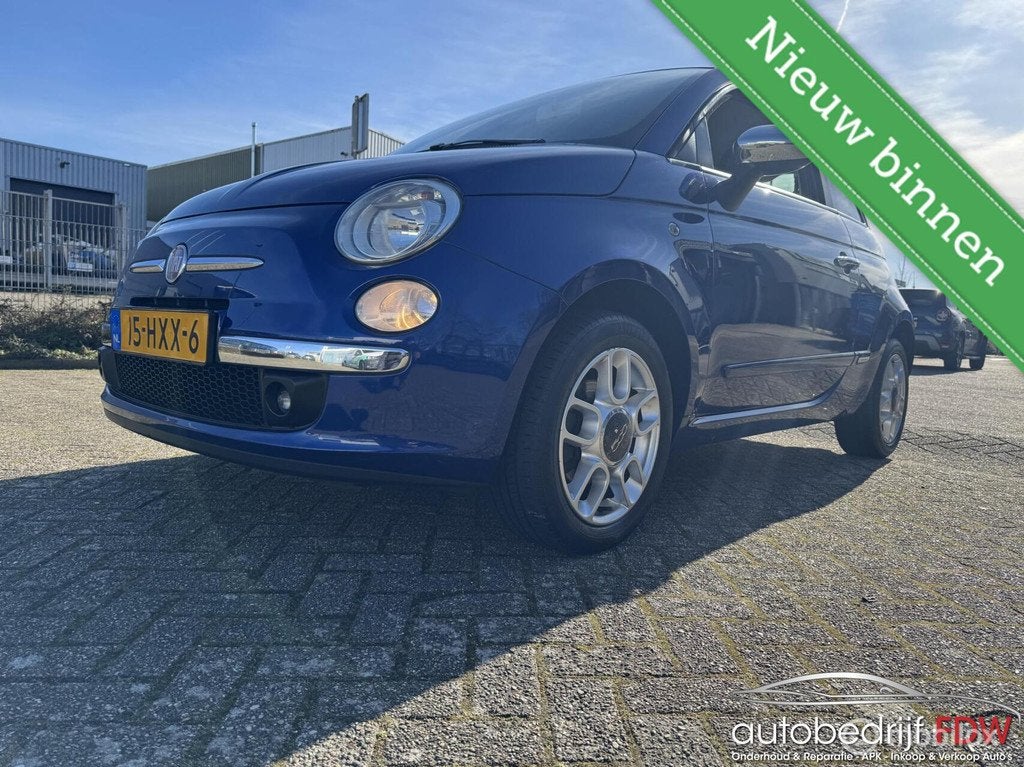 Fiat 500 1.4-16V Sport 100HP/NAP/AIRCO/LM VELGEN/LEER/, Auto's, Fiat, Bedrijf, Te koop, ABS, Airbags, Airconditioning, Alarm, Automatische klimaatregeling