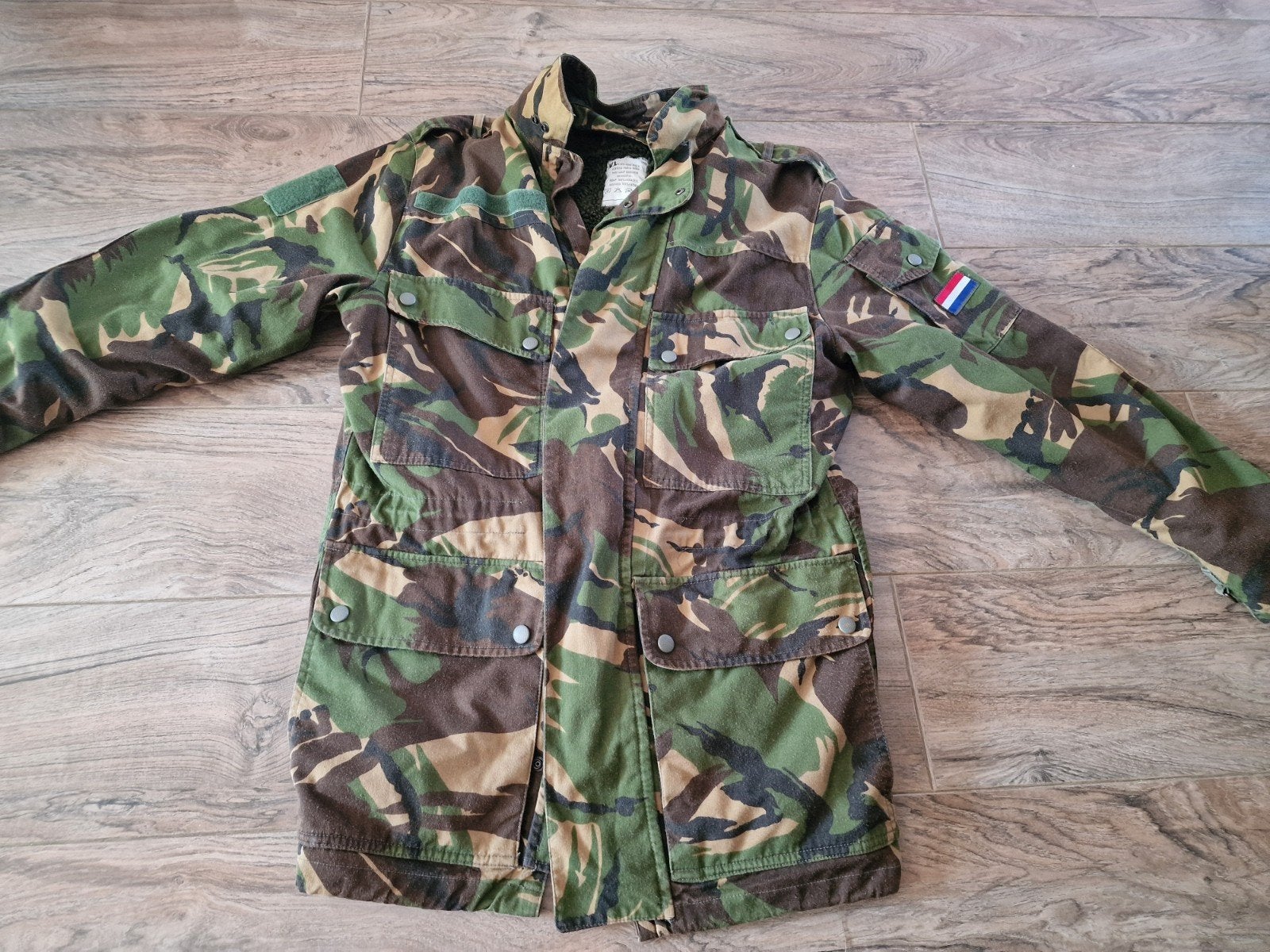 Koninklijke landmacht leger jas, jack maat M, L. 160cm-180cm, Ophalen of Verzenden, Zo goed als nieuw, Groen