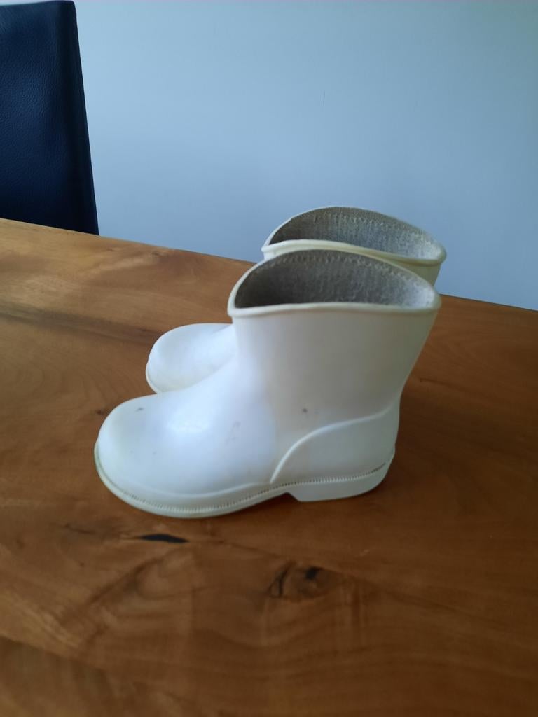 Witte laarsjes regenlaarzen maat 22, Ophalen of Verzenden