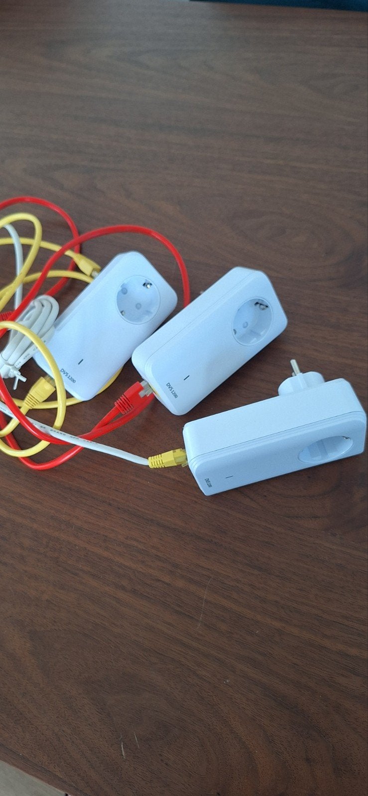 3x DVS 1200 Powerline Adapters met kabels, Ophalen of Verzenden, Gebruikt, DSV