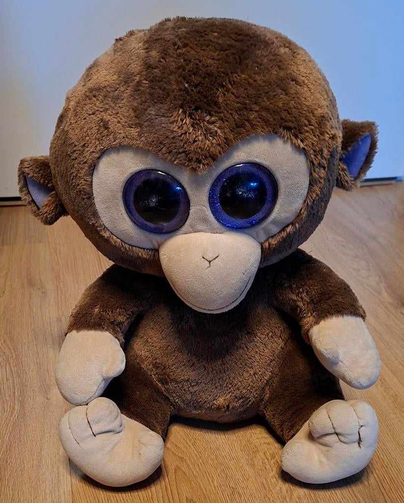 Ty beanie boo aap Coconut 42 cm, Ophalen of Verzenden, Zo goed als nieuw, Overige typen