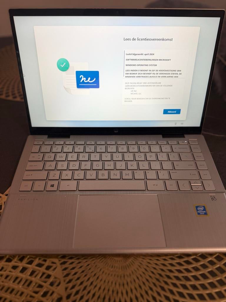 HP Pavilion x360 laptop in zeer nette staat., Computers en Software, Windows Laptops, 2 tot 3 Ghz, Qwerty, 8 GB, Ophalen of Verzenden