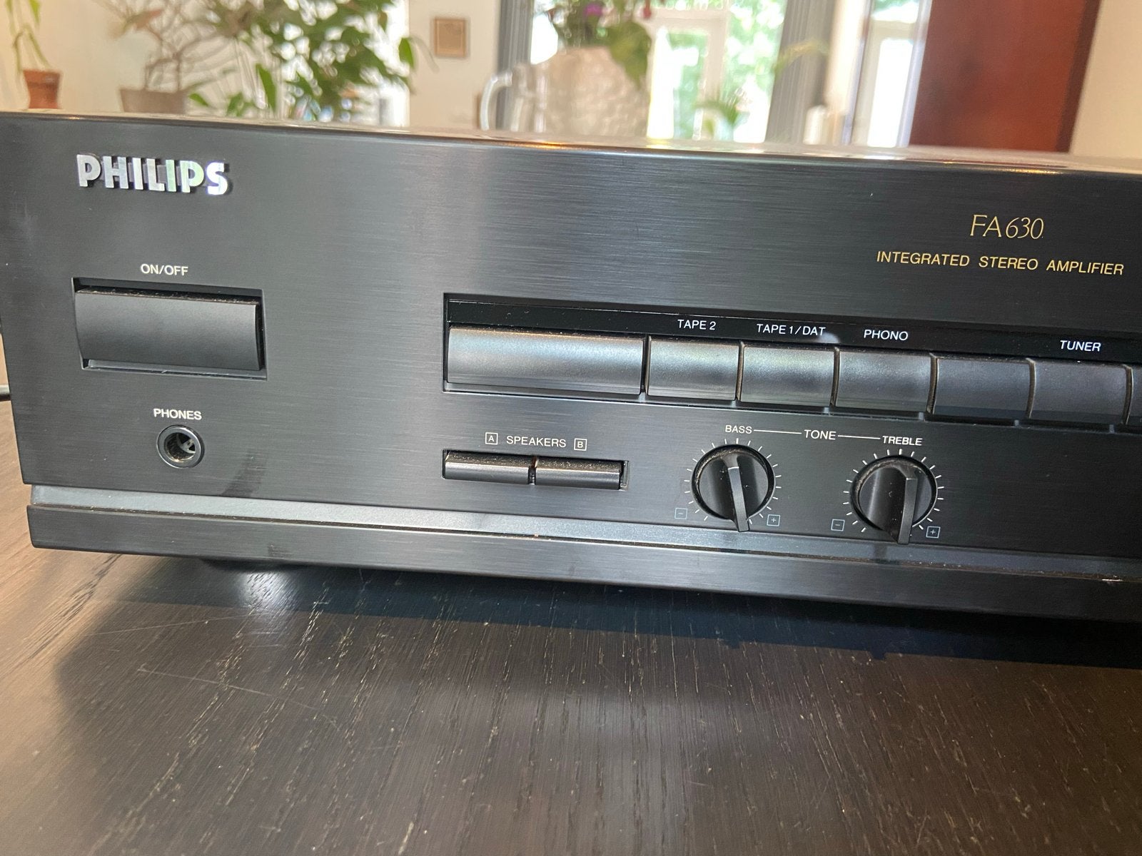 Philips FA630 Geïntegreerde Stereo Versterker, Gebruikt, 60 tot 120 watt, Stereo, Ophalen