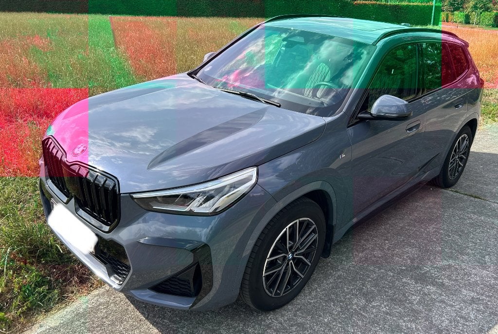 BMW X1, Auto's, 2075 kg, Blauw, Leder, Particulier