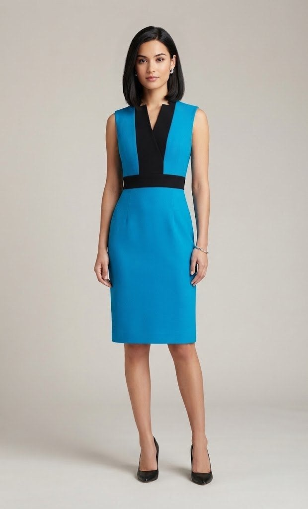jurk Calvin K, Kleding | Dames, Maat 38/40 (M), Zo goed als nieuw, Calvin Klein, Boven de knie
