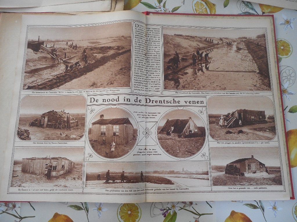 Drente. Nood in de venen. 1925., Ophalen of Verzenden, 1920 tot 1940, Nederland, Knipsel(s)