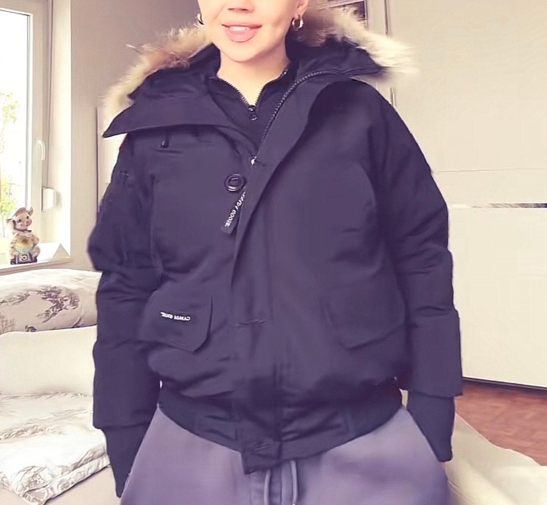 Canada Goose Bomber Jas Zwart Maat M, Ophalen of Verzenden, Nieuw, Maat 38/40 (M), Zwart
