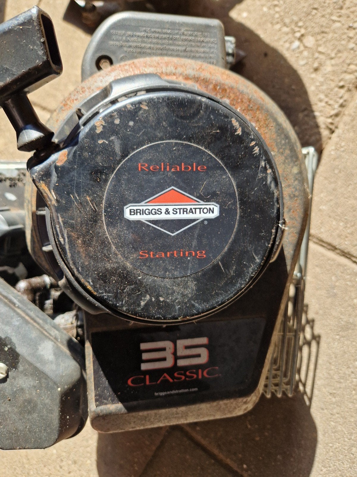 Briggs & Stratton 35 Classic Grasmaaier motorblokje, Ophalen, Cirkelmaaier, Gebruikt, Briggs & Stratton