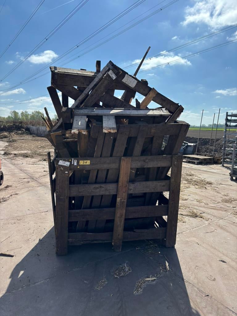 Pallet brandhout, Minder dan 3 m³, Ophalen