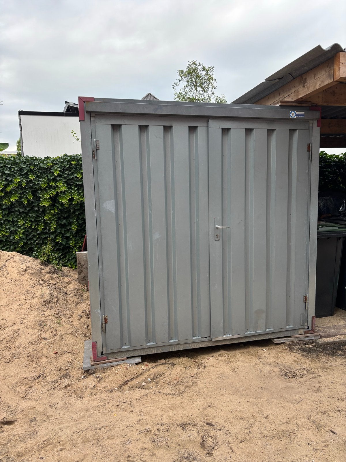Demontabele robuuste opslagcontainer - Ideaal tuin of bouw, Ophalen