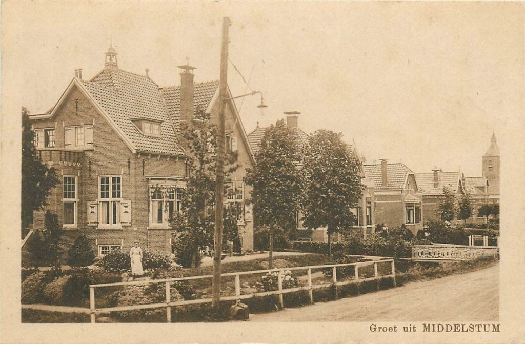 702-058-017 Middelstum, Verzenden, Voor 1920, Groningen