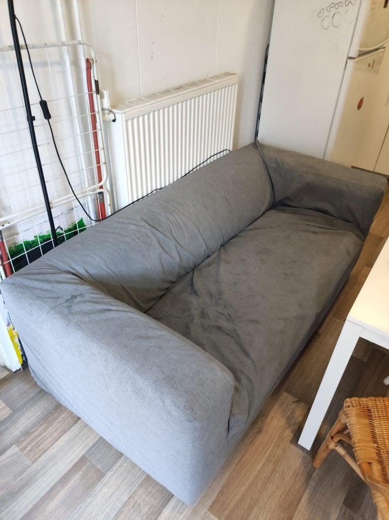 gratis bank, Ophalen, Hoekbank, Tweepersoons, 75 tot 100 cm