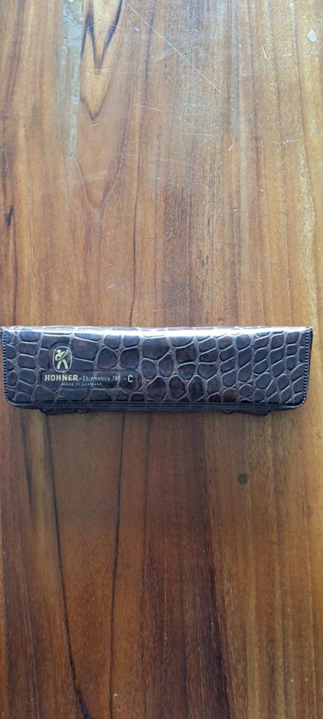 Zeer mooie M.hohner mondharmonica Chromonika 280 C in etui., Muziek en Instrumenten, Blaasinstrumenten | Mondharmonica's, Verzenden