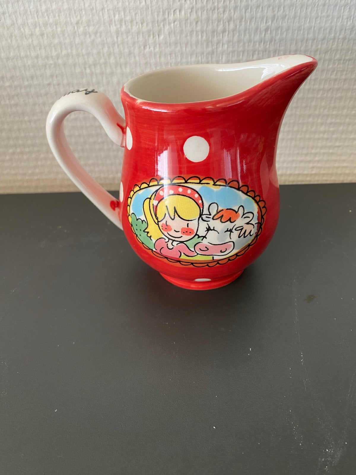 Blond Amsterdam I Love Holland Melkkannetje, Ophalen of Verzenden, Zo goed als nieuw, Keramiek, Overige typen