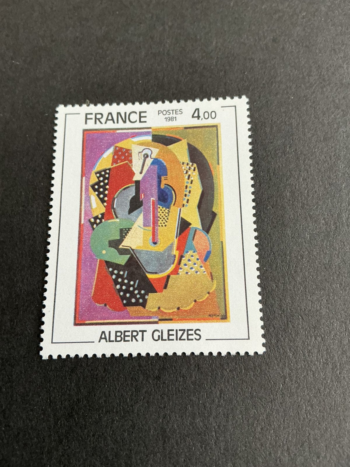 Frankrijk uit 1981;  Albert Gleizes, Verzenden, Postfris