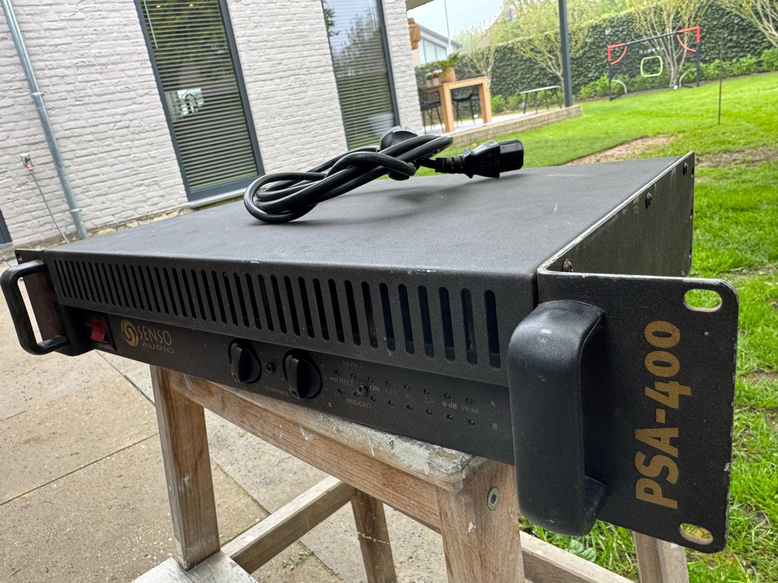 Sense Audio PSA-400 Versterker - Werkt nog prima!, Audio, Tv en Foto, Versterkers en Receivers, 120 watt of meer, Ophalen, Overige merken