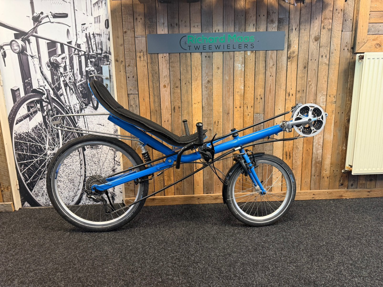 Lig fiets, Gebruikt, Velgrem, Onderstuur, Ophalen