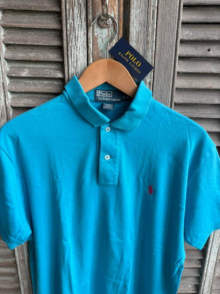Prachtig RALPH LAUREN polo shirt size M, Ophalen of Verzenden, Maat 48/50 (M), Blauw, Polo Ralph Lauren