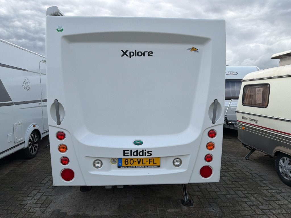 Elddis Xplore 304 Stapelbed, Luifel, Standaardzit, Elddis, Bedrijf