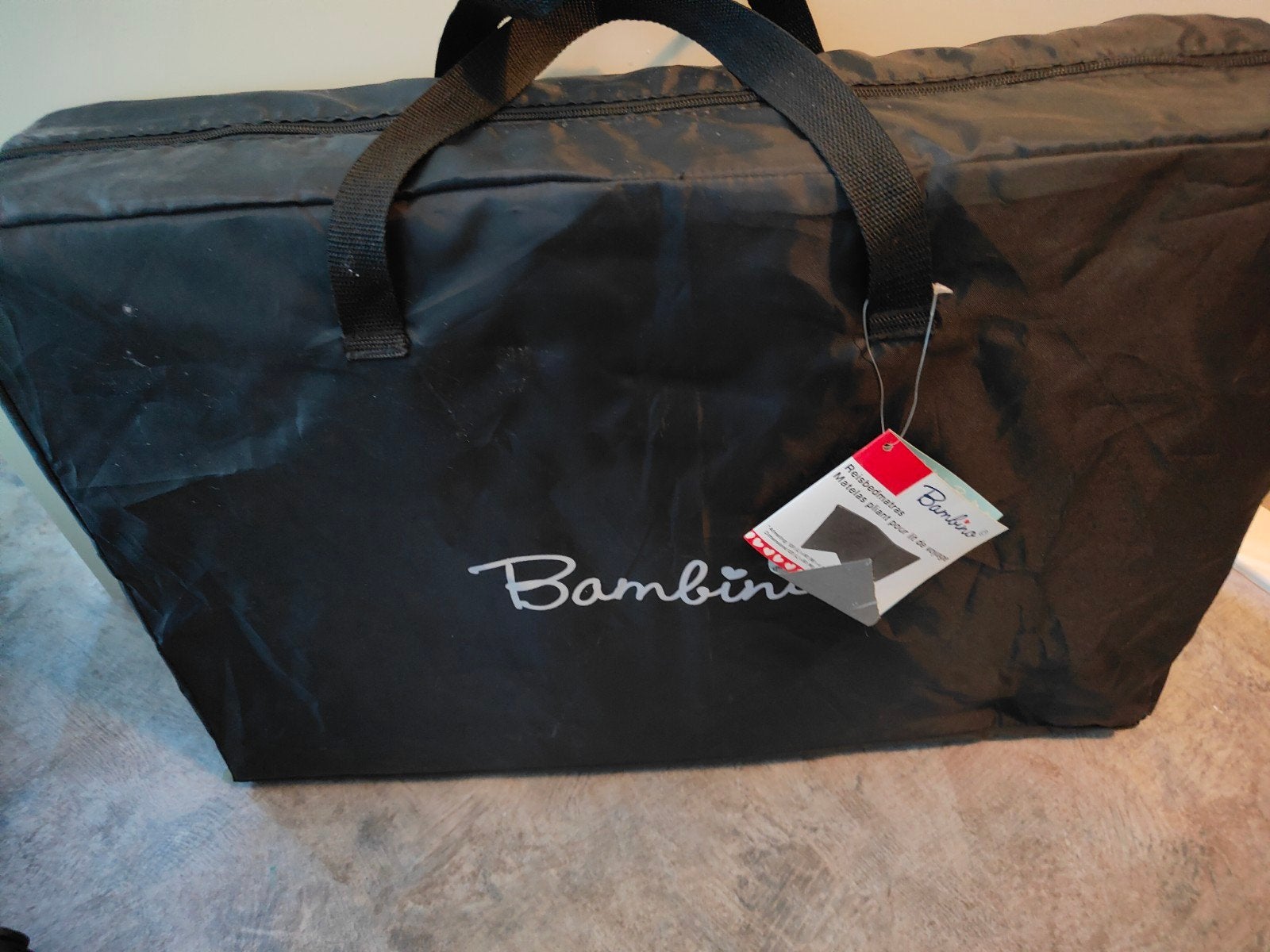 Bambino campingbed matras 120x60x4 cm, Kinderen en Baby's, Ophalen of Verzenden, Zo goed als nieuw, Minder dan 140 cm, Matras