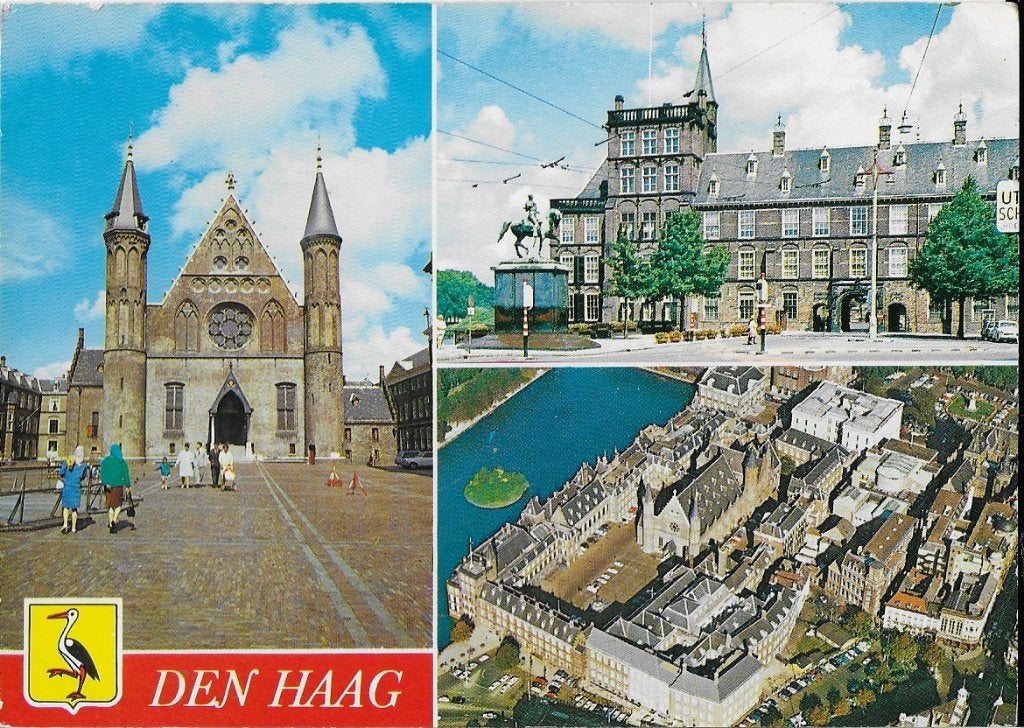 Den haag gelopen ansichtkaart ( a500 ), Ophalen of Verzenden, 1960 tot 1980, Gelopen