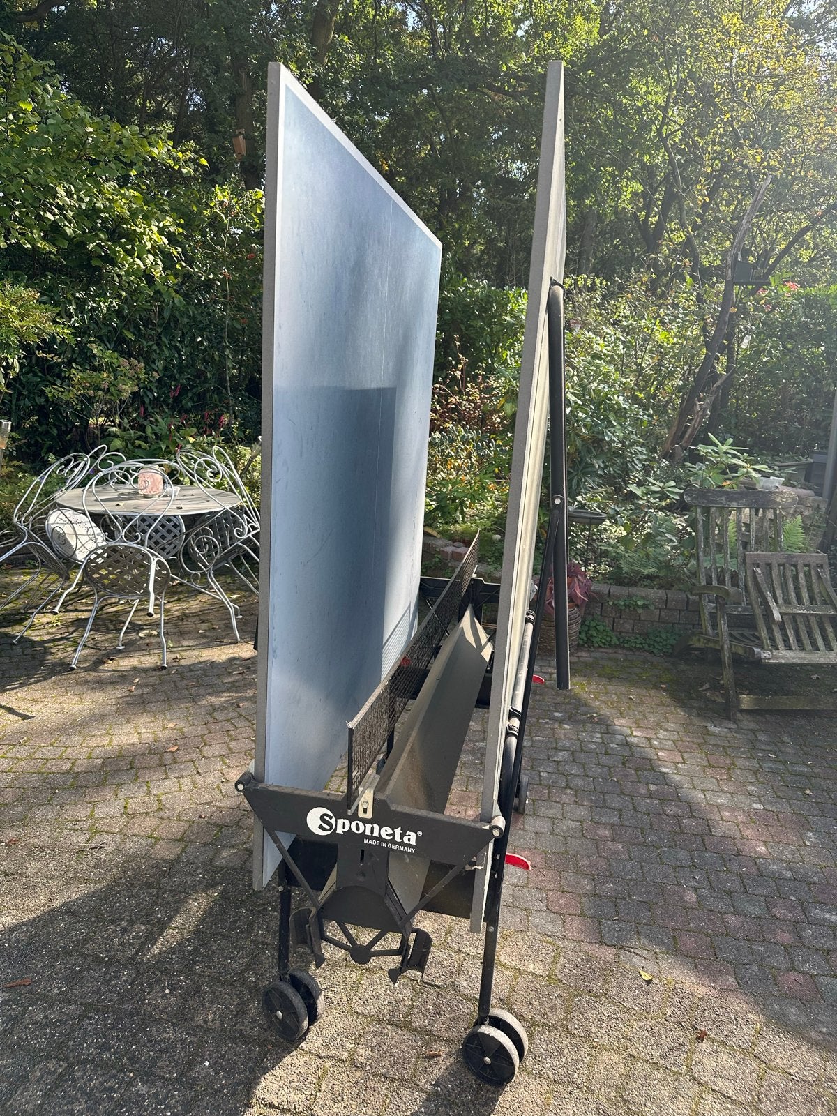 Sponeta Pingpongtafel - Inklapbaar en Verrijdbaar, Ophalen, Gebruikt, Tafel Outdoor, Inklapbaar