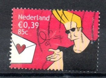 ‹(•¿•)› nl # m0002 stripfiguur, Verzenden, Na 1940, Gestempeld