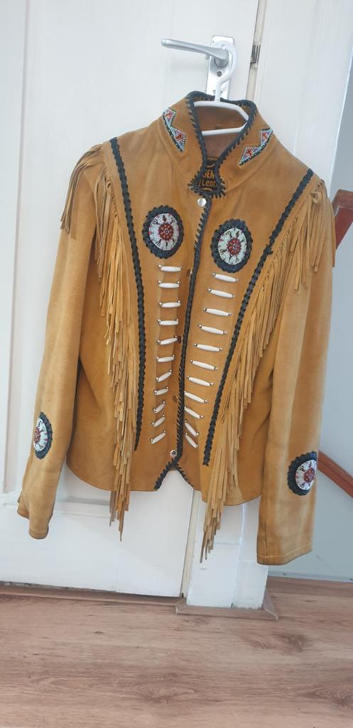 Leren jas, Ophalen, Maat 56/58 (XL)