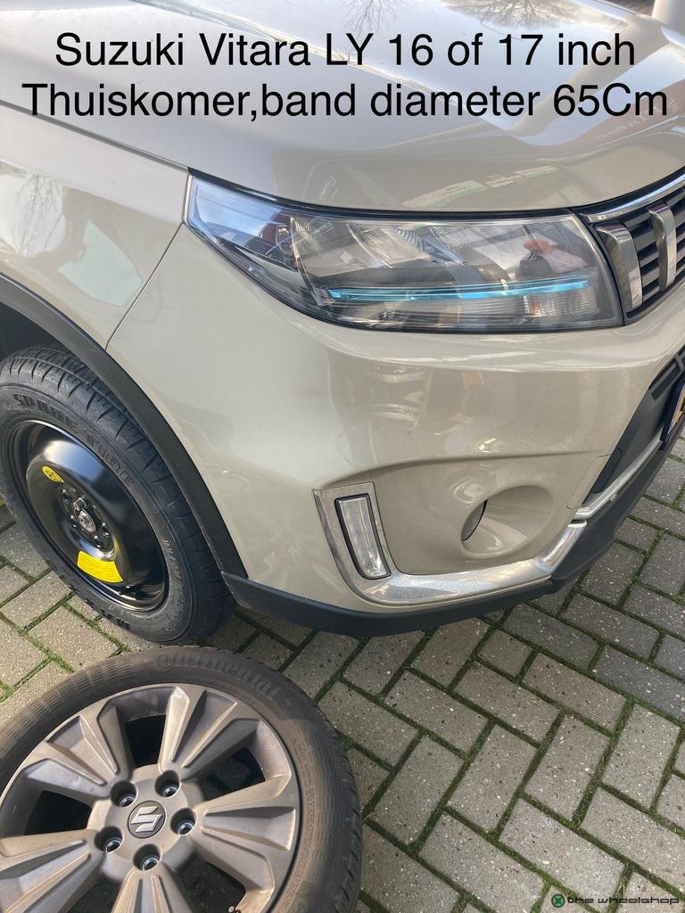 Thuiskomer Reservewiel 17" Origineel OEM Suzuki Vitara S-Cro, Auto-onderdelen, Banden en Velgen, Gebruikt, -, Banden en Velgen