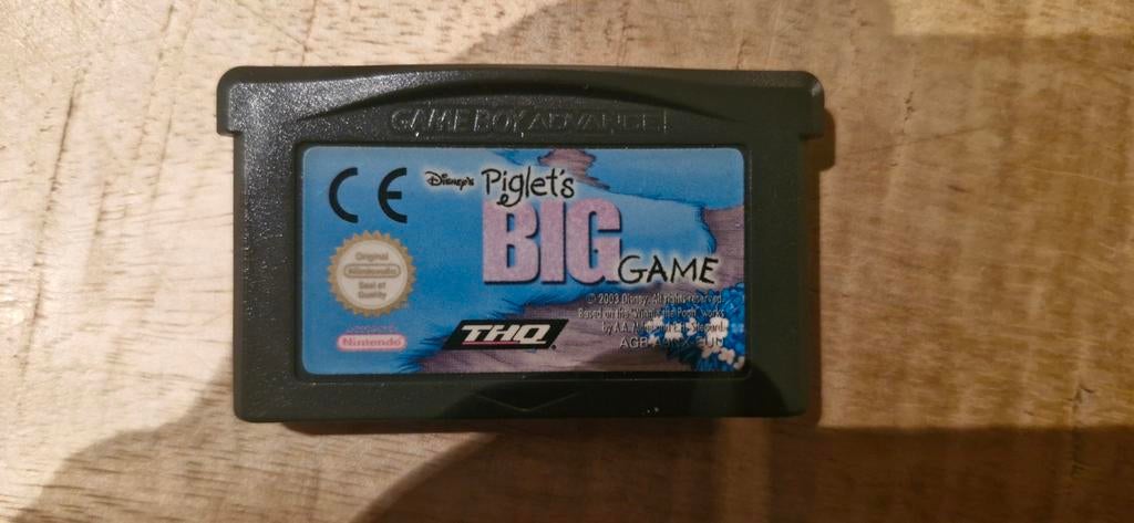 Disney's Piglet's Big Game - Game Boy Advance, Spelcomputers en Games, Games | Nintendo Game Boy, Avontuur en Actie, Gebruikt