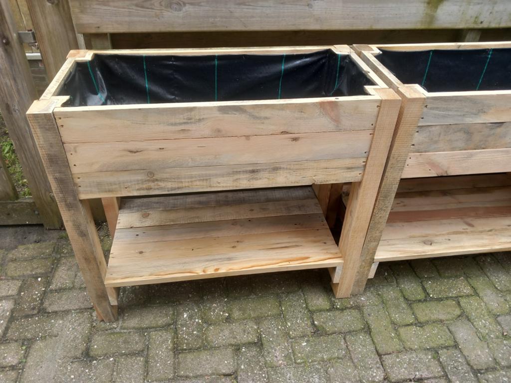 Verhoogde kweektafels, Ophalen, Nieuw, Hout, Minder dan 30 cm