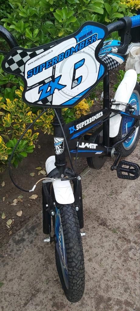 Stoere Cross Super Bomber ZX  jongens fiets,NIEUWE BANDEN ., Ophalen, Staal, 24 inch of meer