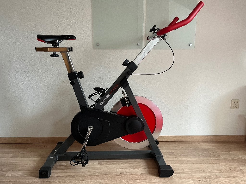 Kettler Speed spinningfiets, degelijk en goed werkend, €75, Sport en Fitness, Ophalen, Gebruikt, Spinningfiets, Metaal