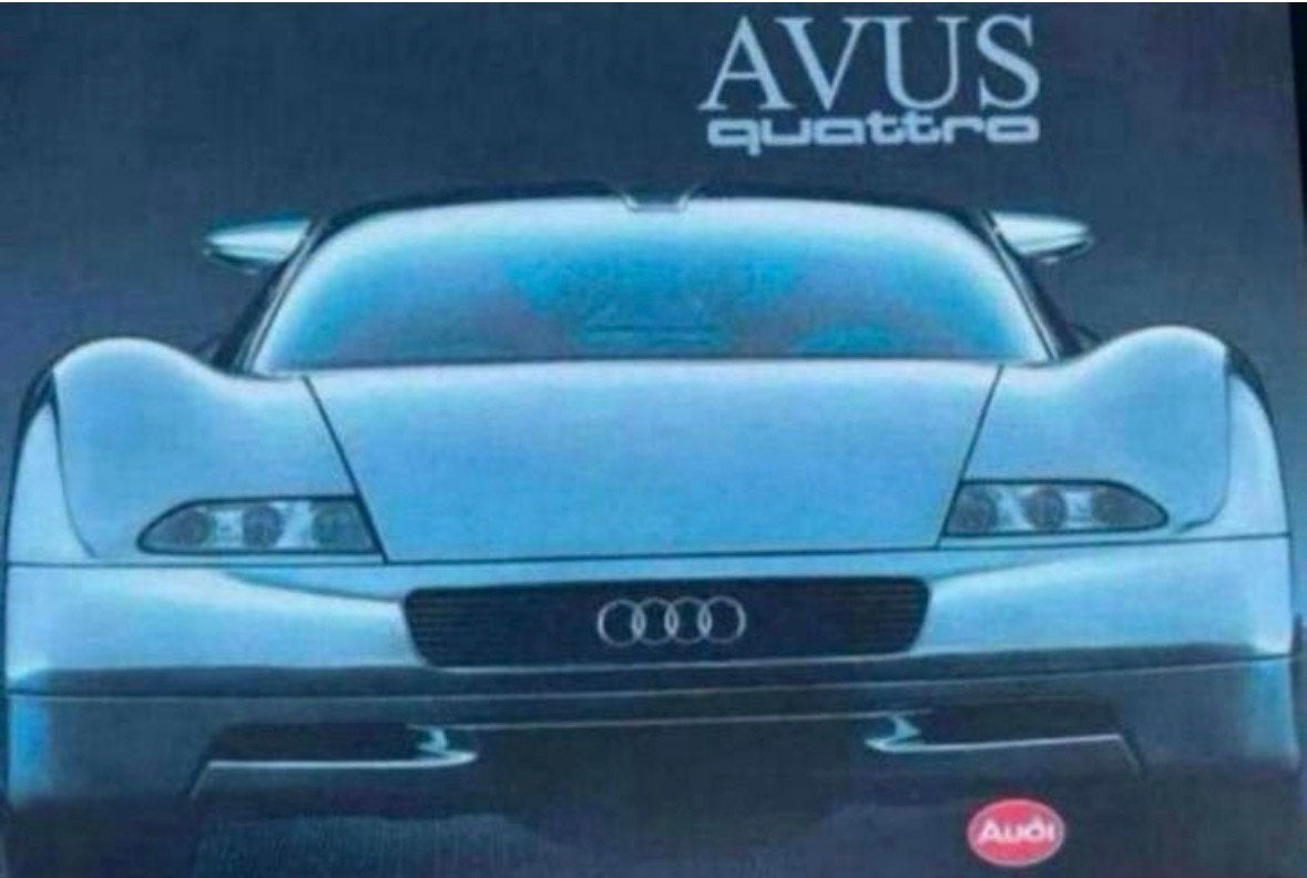 Vintage Unieke Audi Avus Quattro brochure, Ophalen of Verzenden, Nieuw, Audi