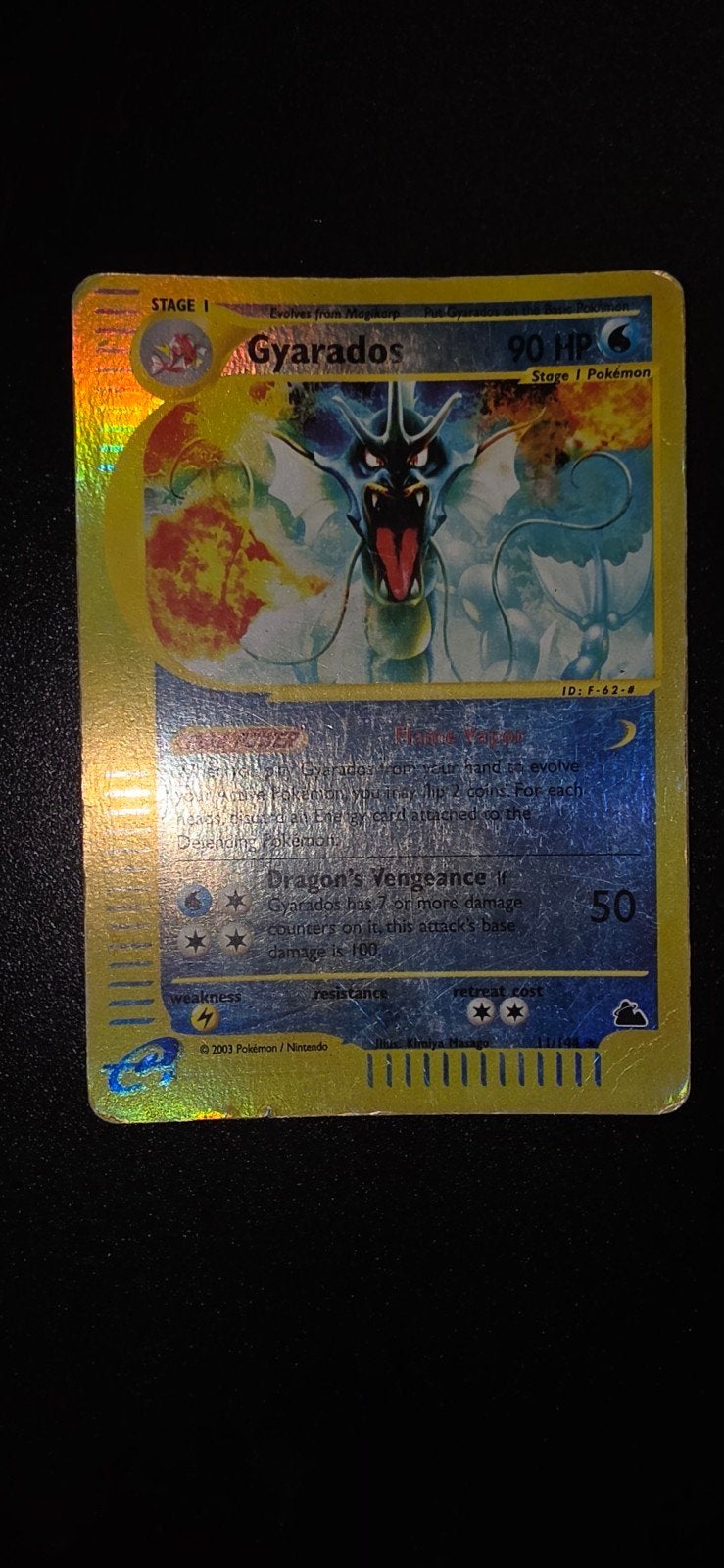 Gyarados reverse holo Skyridge, Ophalen of Verzenden
