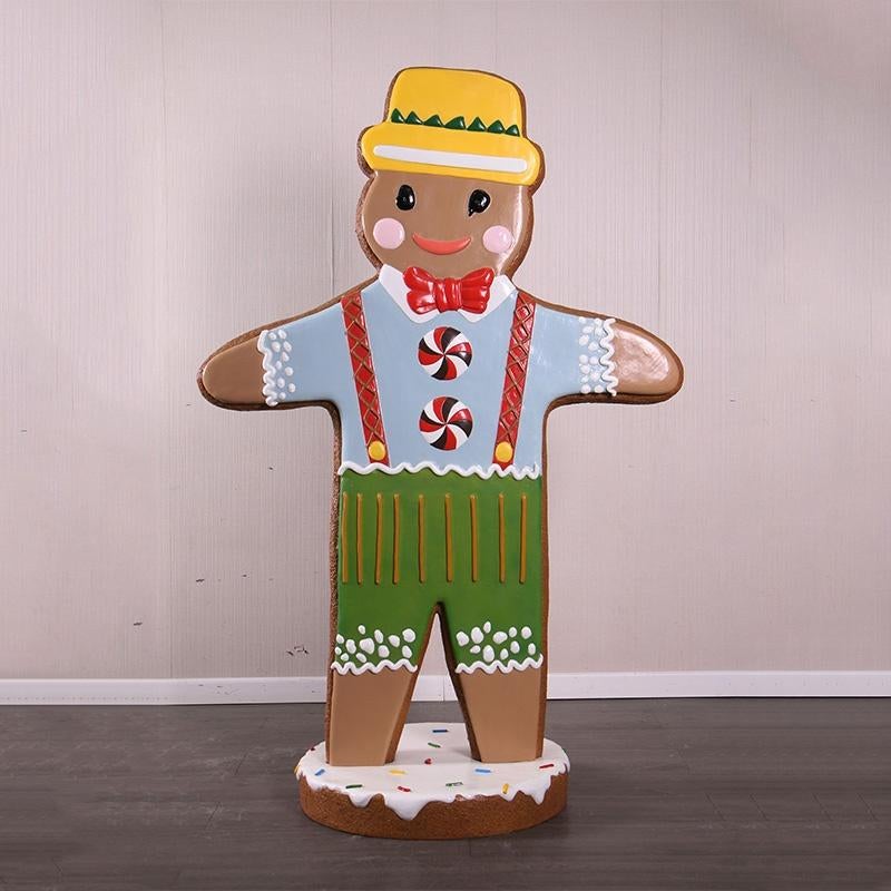 Gingerbread Man – Peperkoek beeld Hoogte 183 cm, Ophalen, HorecaBeelden, Nieuw, HorecaBeelden
