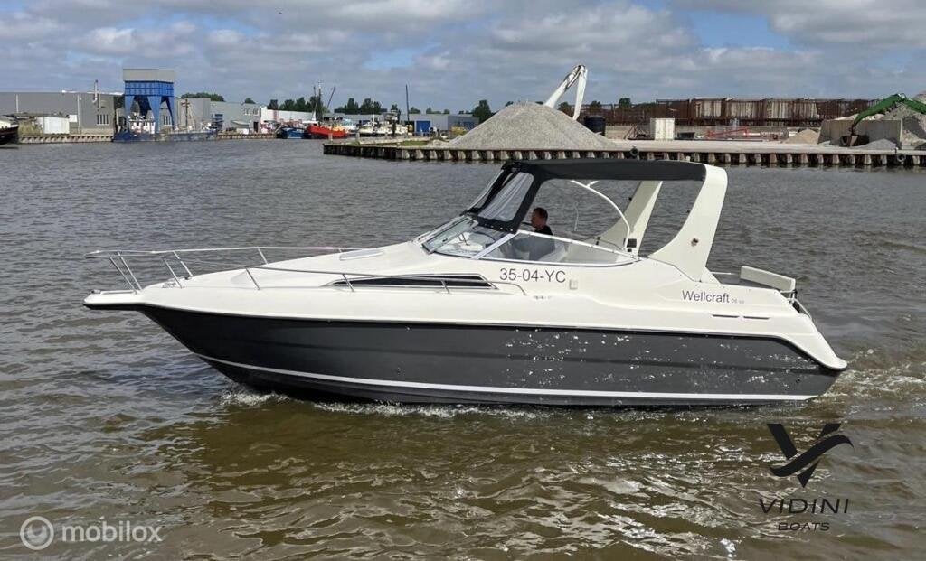 Wellcraft Excel 26 se sportcruiser Mercruiser 350 mag mpi, Watersport en Boten, Benzine, Gebruikt, Binnenboordmotor, -