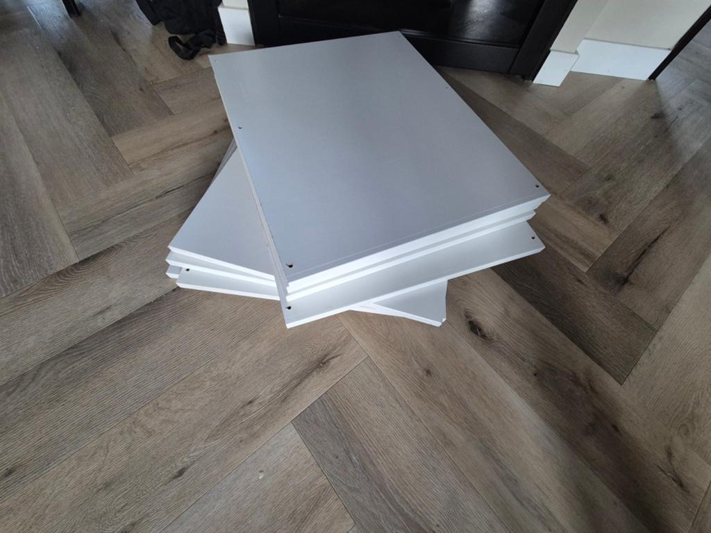 8x IKEA PAX Komplement Planken Wit 50x58 cm, Huis en Inrichting, Ophalen of Verzenden, 50 tot 75 cm, 50 tot 100 cm, 200 cm of meer