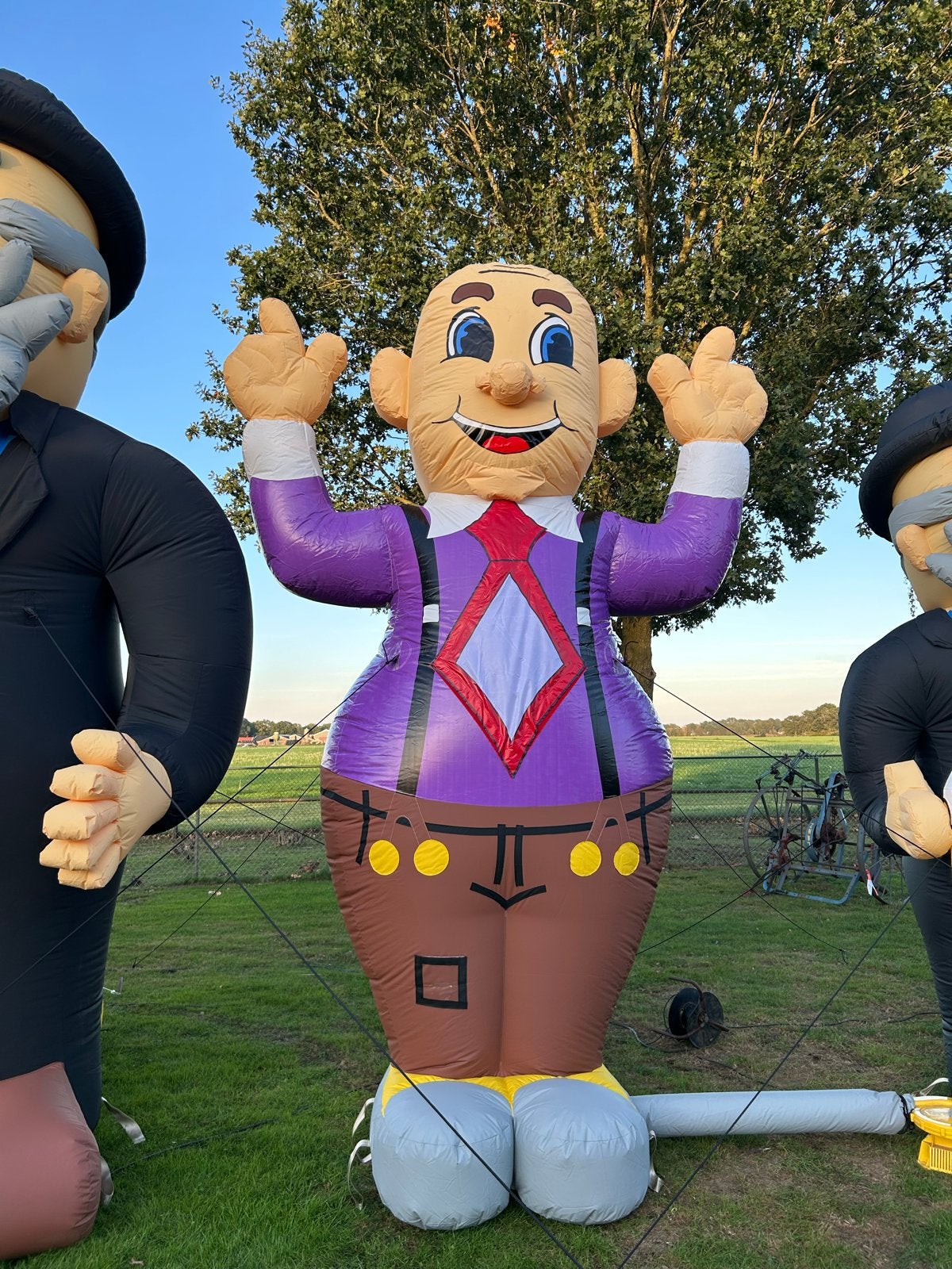 Opblaasbare Abraham pop voor feestelijke gelegenheden, Ophalen, Gebruikt, Feestartikel, Abraham of Sarah