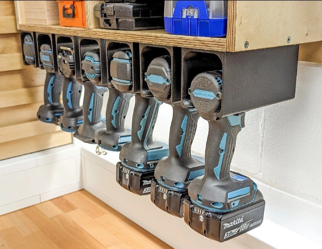 3D-geprinte Wallmount voor Makita (en andere) tools, Ophalen of Verzenden