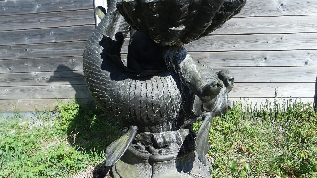 bronzen fontein, Ophalen of Verzenden, Koper