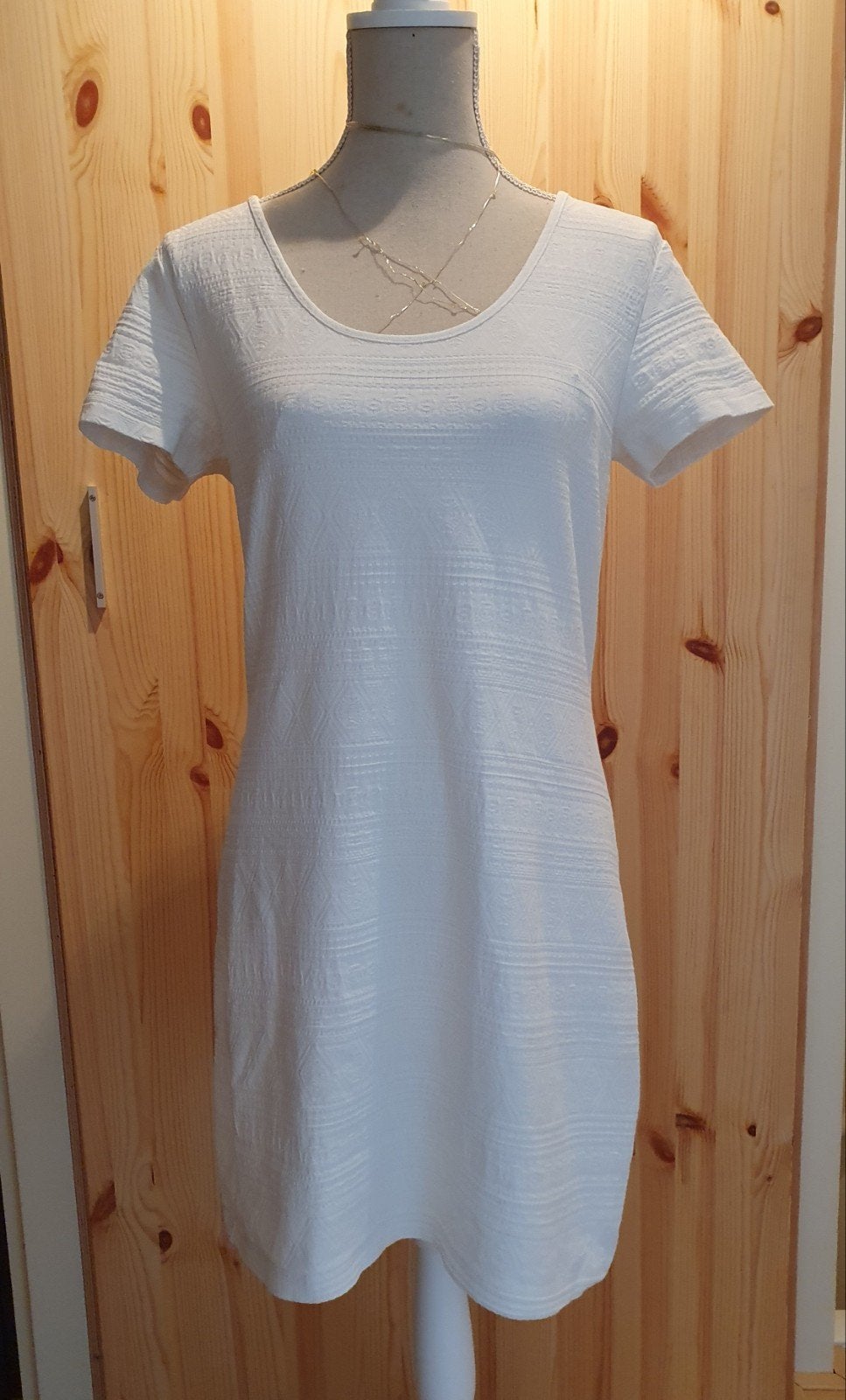 Witte jurk EDC, Maat 38/40 (M), Wit, Ophalen of Verzenden, Boven de knie