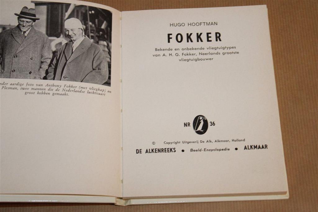Fokker — Bekende en onbekende Vliegtuigtypes [Alkenreeks], Verzamelen, Gebruikt, Schaalmodel, -, -