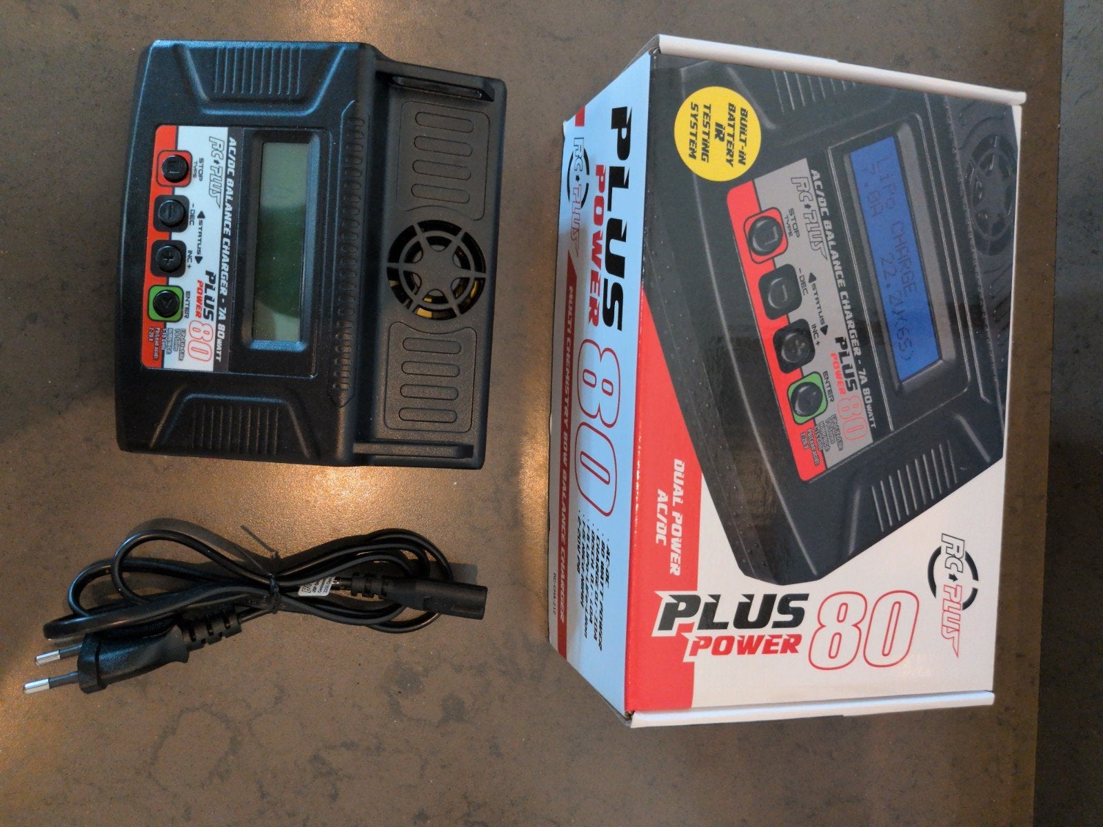 RC Plus Power 80 AC/DC Balanslader 7A 80W, Ophalen of Verzenden, Gebruikt
