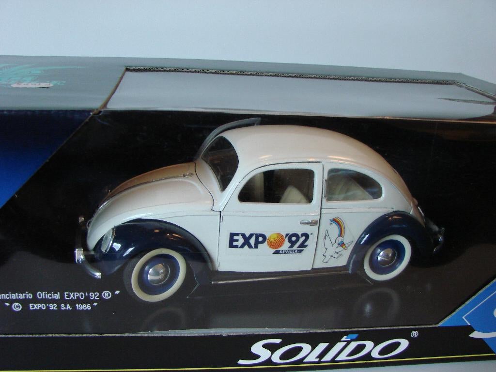Solido Prestige 9224 Volkswagen kever 1200 1949 Expo Sevilla, Hobby en Vrije tijd, Modelauto's | 1:18, Ophalen of Verzenden, Nieuw